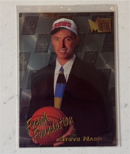 1996-97 Fleer Metal #138 Steve Nash Fresh Foundation Rookie — front