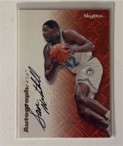 1996-97 SkyBox Autographics # Sam Mitchell — front