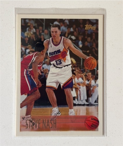 1996-97 Topps #182 Steve Nash — front