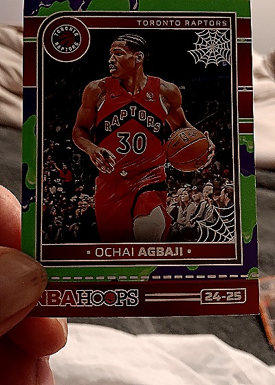 2024-25 Panini NBA Hoops Haunted Hoops #112 Ochai Agbaji — front