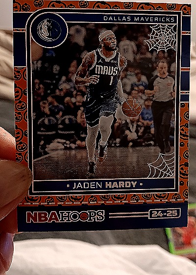 2024-25 Panini NBA Hoops Haunted Hoops #163 Jaden Hardy — front