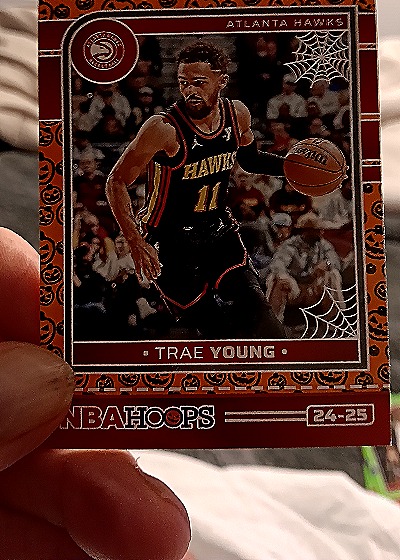 2024-25 Panini NBA Hoops Haunted Hoops #106 Trae Young — front