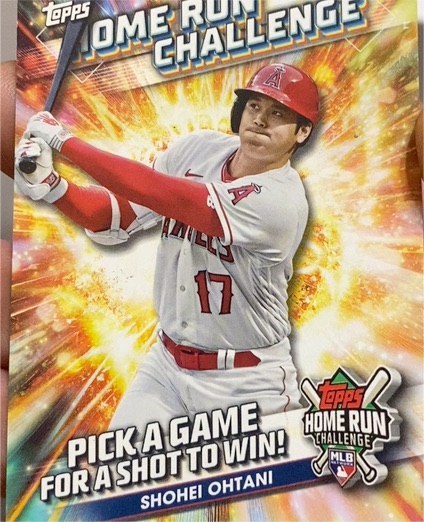 2024 Topps Home Run Challenge #HRC-1 Shohei Ohtani — front