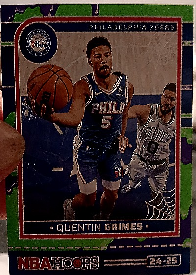 2024-25 Panini Hoops Haunted Hoops #179 Quentin Grimes — front