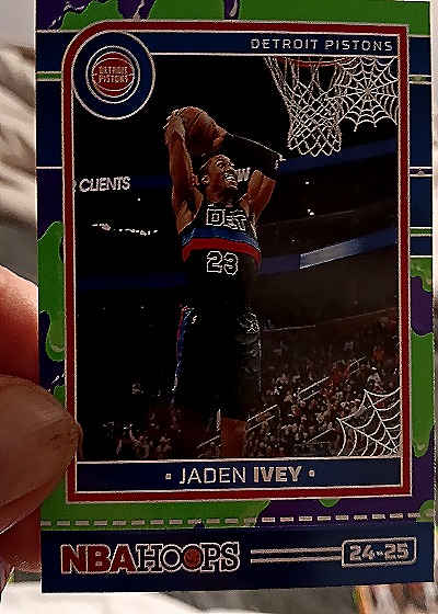 2024-25 Panini NBA Hoops Haunted Hoops #8 Jaden Ivey — front