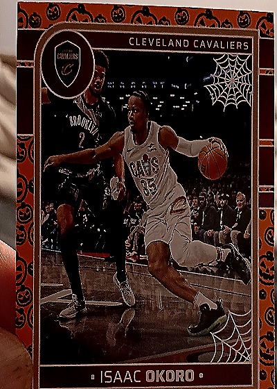 2024-25 Panini NBA Hoops Haunted Hoops #226 Isaac Okoro — front