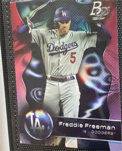 2023 Bowman Platinum #83 Freddie Freeman — front