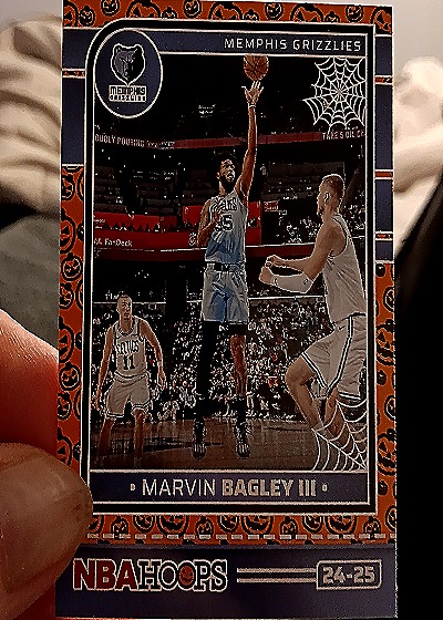 2024-25 Panini NBA Hoops Haunted Hoops #162 Marvin Bagley III — front
