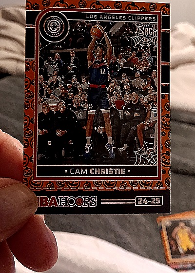 2024-25 Panini NBA Hoops Haunted Hoops #248 Cam Christie — front
