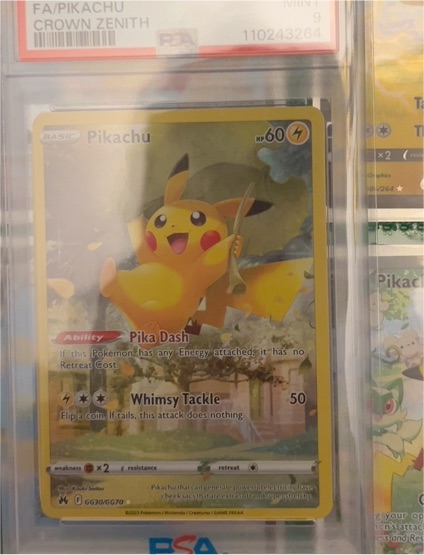2023 Pokémon TCG Crown Zenith #GG30 Pikachu — front