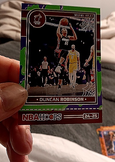 2024-25 Panini NBA Hoops Haunted Hoops #203 Duncan Robinson — front