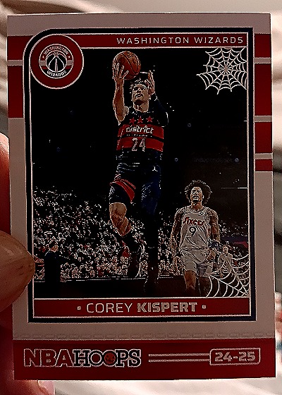 2024-25 Panini NBA Hoops Haunted Hoops #62 Corey Kispert — front