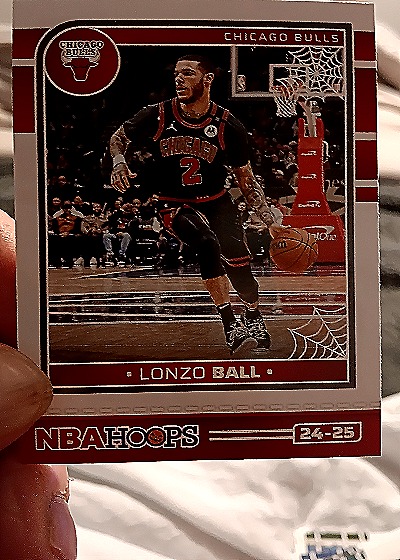 2024-25 Panini NBA Hoops #24-25 Lonzo Ball — front