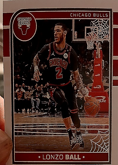 2024-25 Panini Hoops Haunted Hoops #139 Lonzo Ball — front