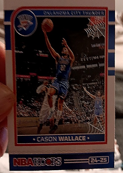 2024-25 Panini NBA Hoops #68 Cason Wallace — front