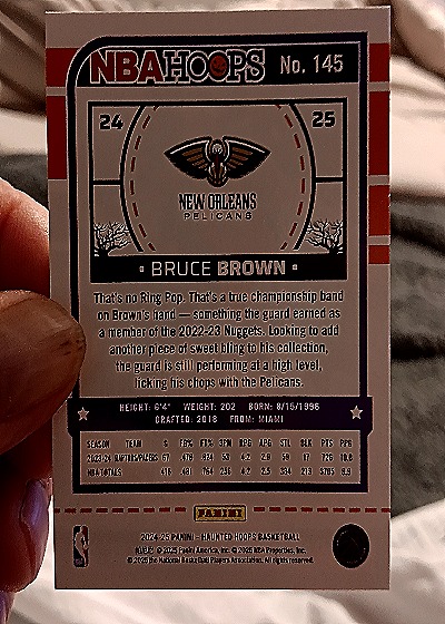 2024-25 Panini Haunted Hoops #145 Bruce Brown — back