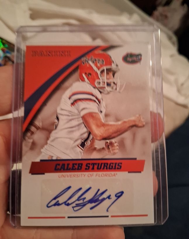 2015 Panini #CS-FL Caleb Sturgis — front