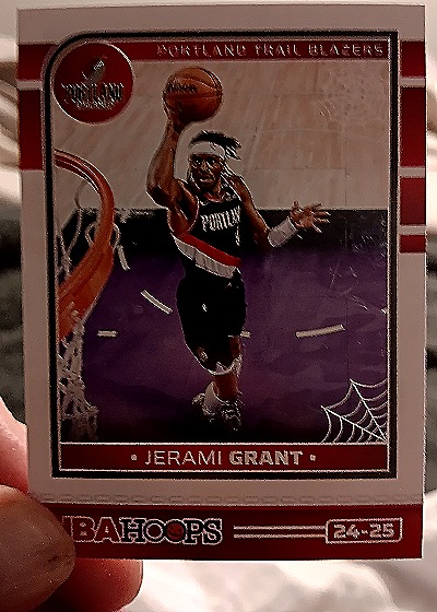 2024-25 Panini NBA Hoops Haunted Hoops #143 Jerami Grant — front