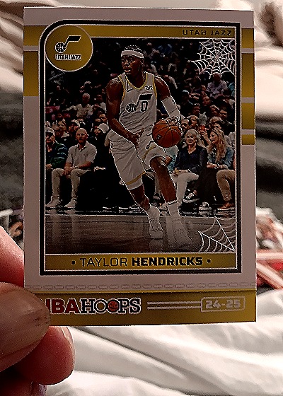 2024-25 Panini NBA Hoops Haunted Hoops #87 Taylor Hendricks — front