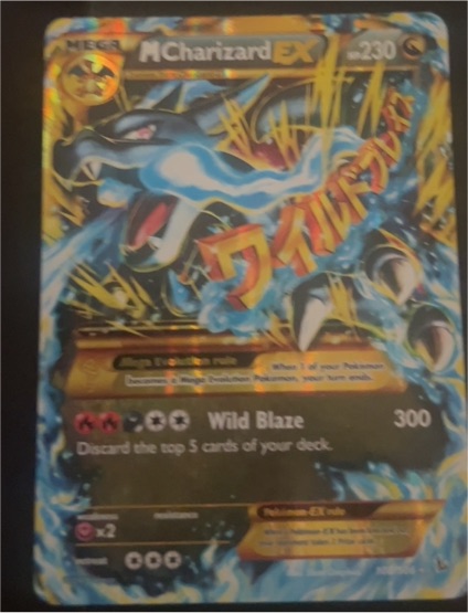 2014 Pokémon XY Flashfire #108 Mega Charizard EX — front