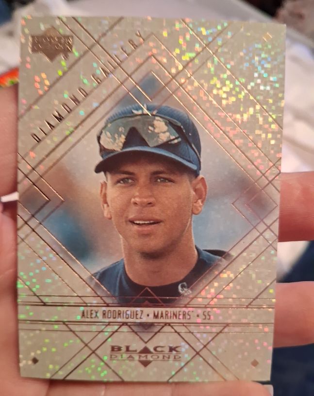 1999 Upper Deck Black Diamond Diamond Gallery #G2 Alex Rodriguez — front