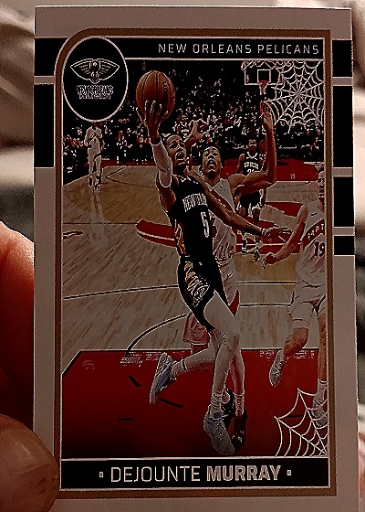 2024-25 Panini NBA Hoops Haunted Hoops #57 Dejounte Murray — front