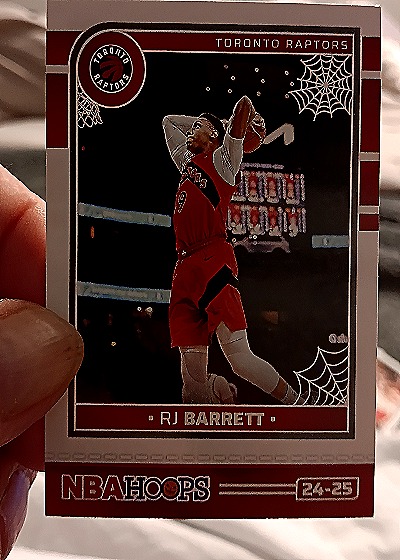 2024-25 Panini NBA Hoops Haunted Hoops #221 RJ Barrett — front
