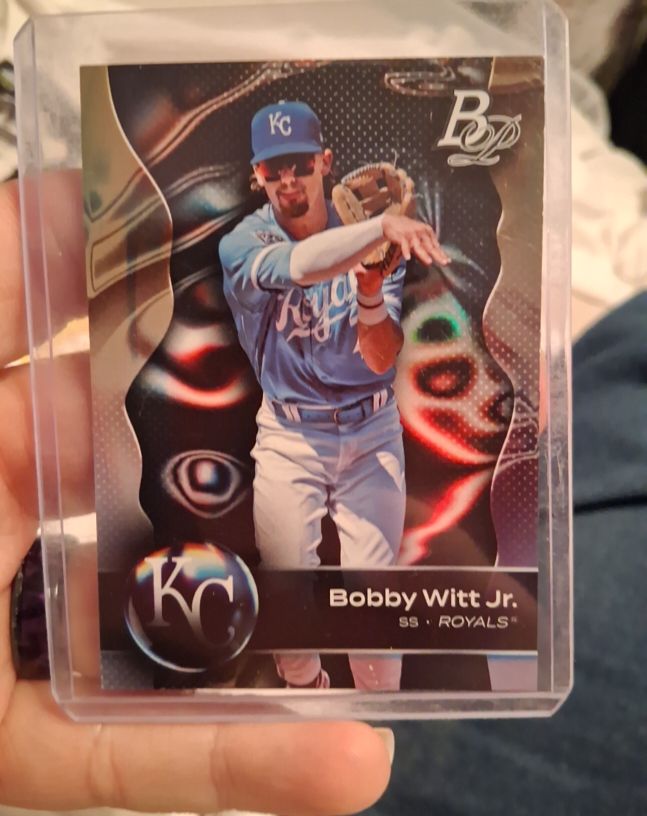 2023 Bowman Platinum #8 Bobby Witt Jr. — front