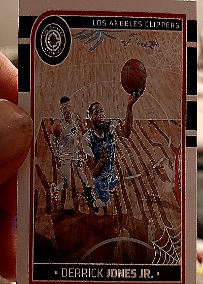 2024-25 Panini Haunted Hoops #223 Derrick Jones Jr. — front