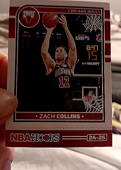 2024-25 Panini NBA Hoops Haunted Hoops #56 Zach Collins — front