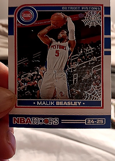 2024-25 Panini NBA Hoops #120 Malik Beasley — front