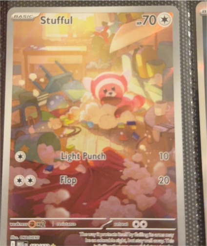 2025 Pokémon Mega Evolutions #154 Stufful — front