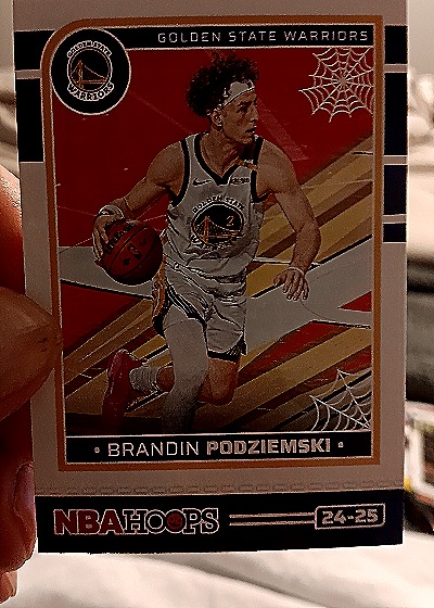 2024-25 Panini NBA Hoops #81 Brandin Podziemski — front