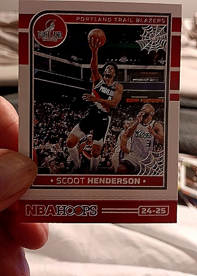2024-25 Panini NBA Hoops #24-25 Scoot Henderson — front