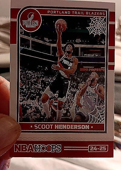 2024-25 Panini NBA Hoops #24 Scoot Henderson — front