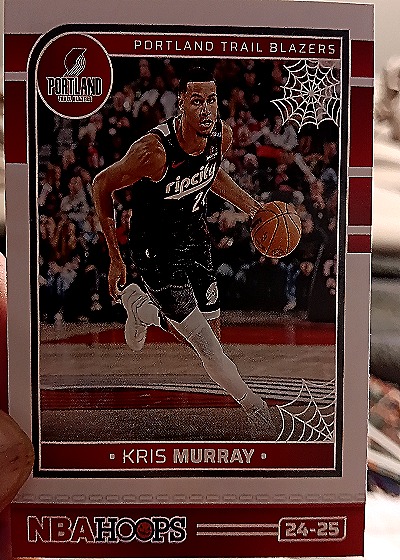 2024-25 Panini NBA Hoops Haunted Hoops #161 Kris Murray — front
