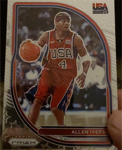 2020-21 Panini Prizm #1 Allen Iverson USA Basketball — front
