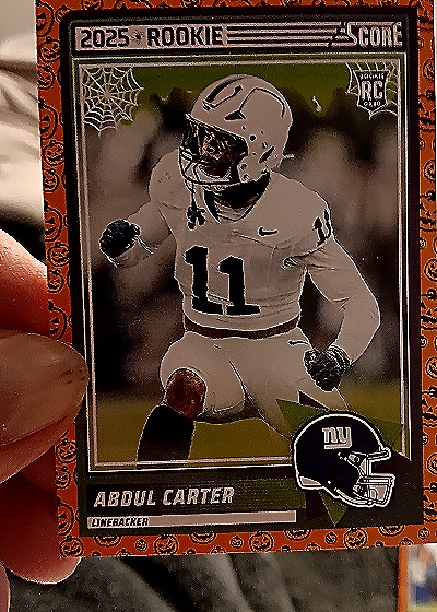 2025 Panini Score-A-Treat #16 Abdul Carter — front