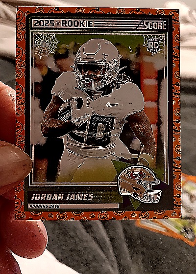 2025 Panini Score-A-Treat #RC Jordan James — front