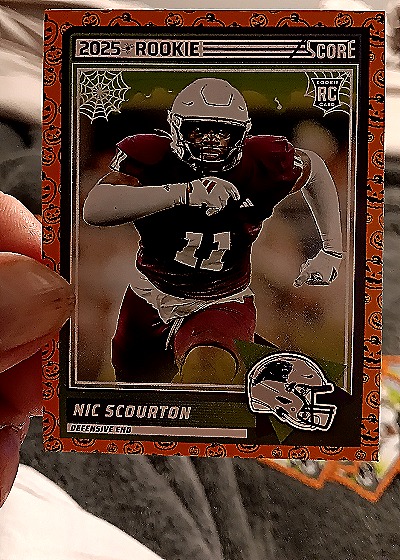 2025 Score-A-Treat #27 Nic Scourton RC Carolina Panthers — front