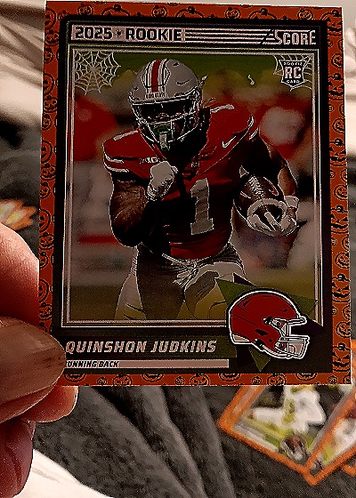 2025 Panini Score #38 Quinshon Judkins — front