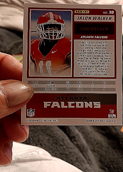 2025 Panini Score-A-Treat #30 Jalon Walker — back