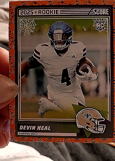 2025 Panini Score #RC Devin Neal — front