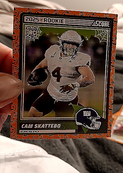 2025 Panini Score A Treat #1 Cam Skattebo — front
