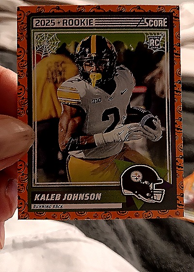 2025 Panini Score-A-Treat #12 Kaleb Johnson — front