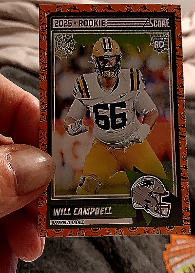 2025 Panini Score-A-Treat #25 Will Campbell — front