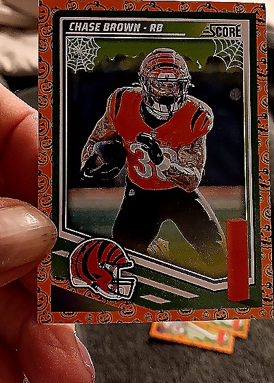 2025 Panini Score-A-Treat #157 Chase Brown — front