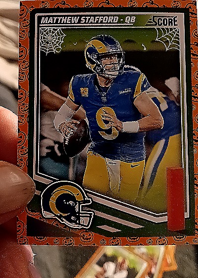 2025 Panini Score #196 Matthew Stafford — front