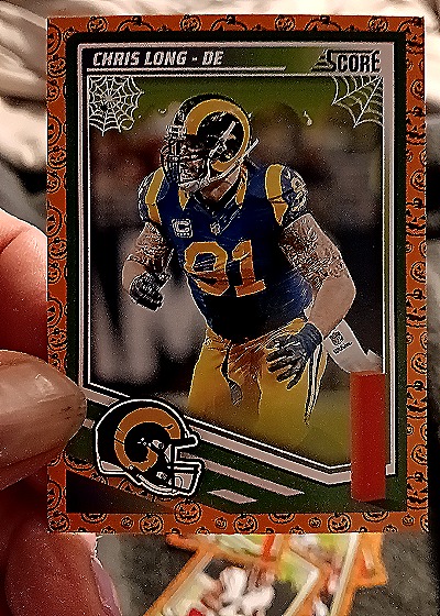 2025 Panini Score-A-Treat #208 Chris Long — front