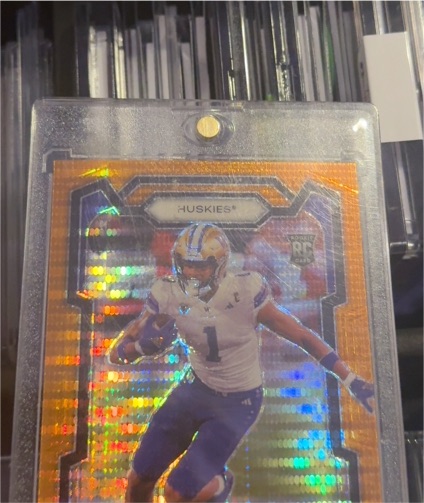 2023 Panini Prizm Football Huskies Rookie Card — front